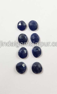 Blue Sapphire Rose Cut Slices